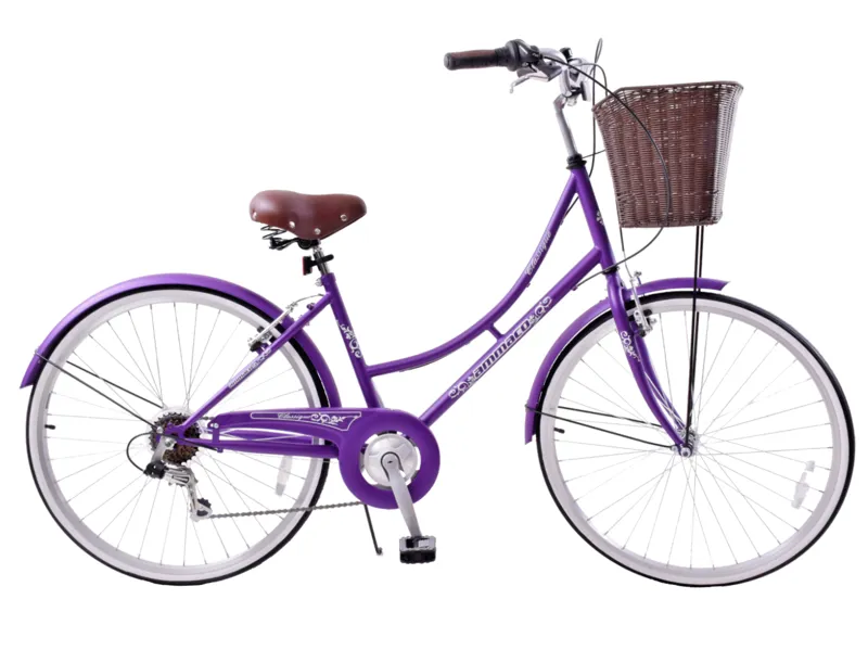 Ammaco Classique 26 Inch Dutch Lifestyle Bike Purple