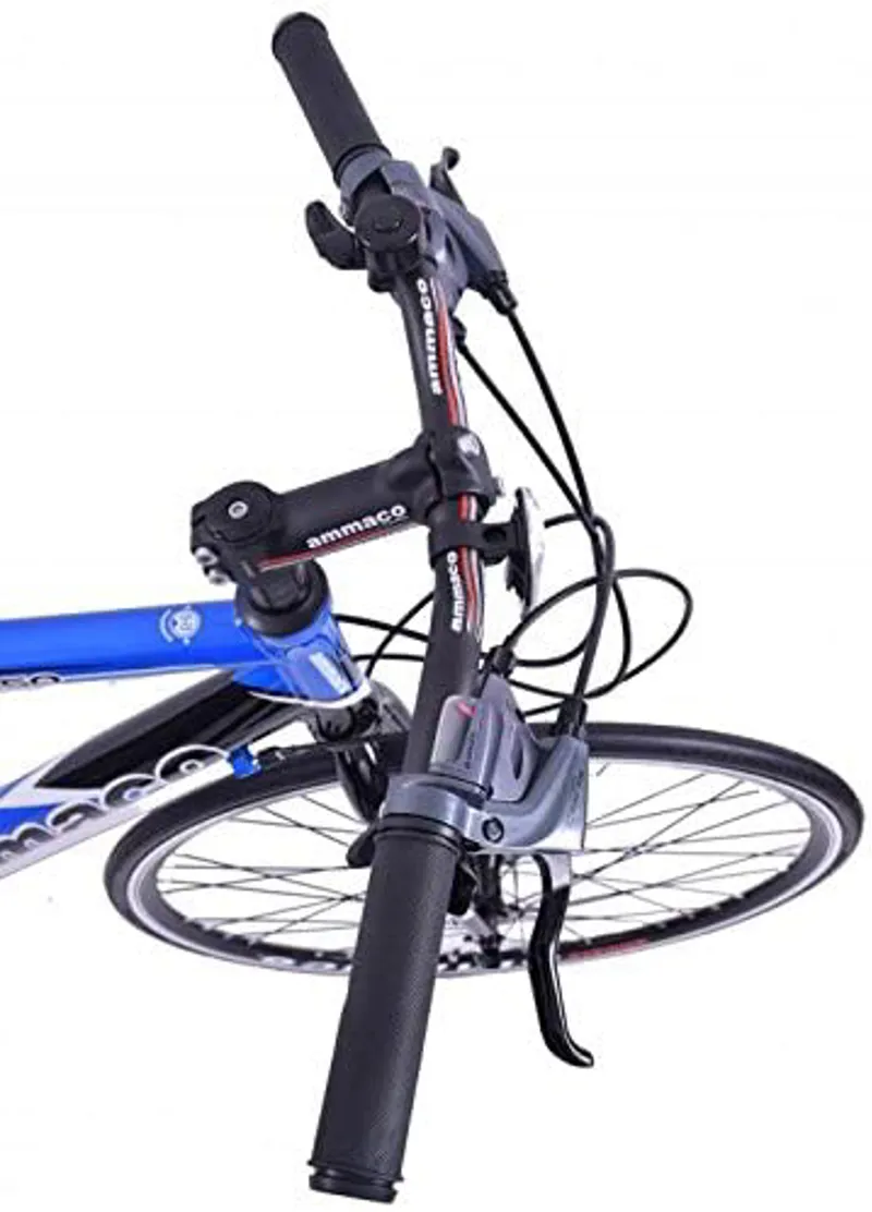 Ammaco FBR750 Road Sports Bike Black and Blue-1