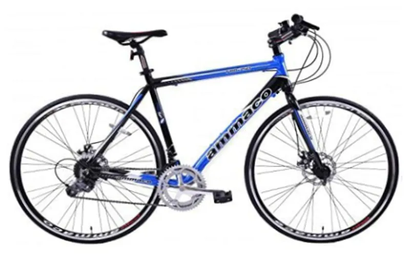 Ammaco FBR750 Road Sports Bike Black and Blue