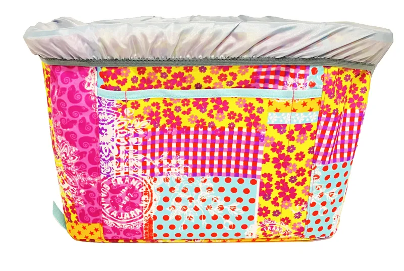 New Looxs Front Carrier Bag Blue/Pink/Yellow 30L-2