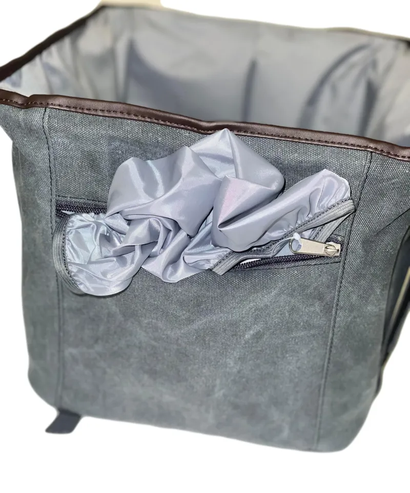 New Looxs Front Carrier Bag Grey 30L-5