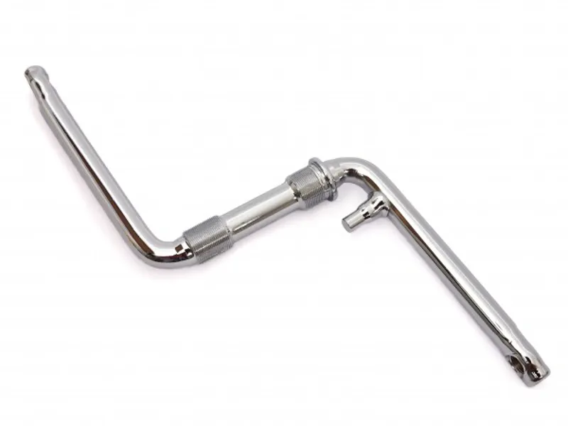 BMX One Piece Crank 100mm Silver