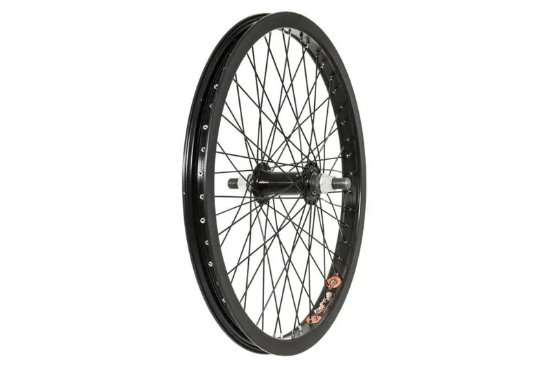 Raleigh 20 BMX Front Wheel 48H 14mm Axle Black 