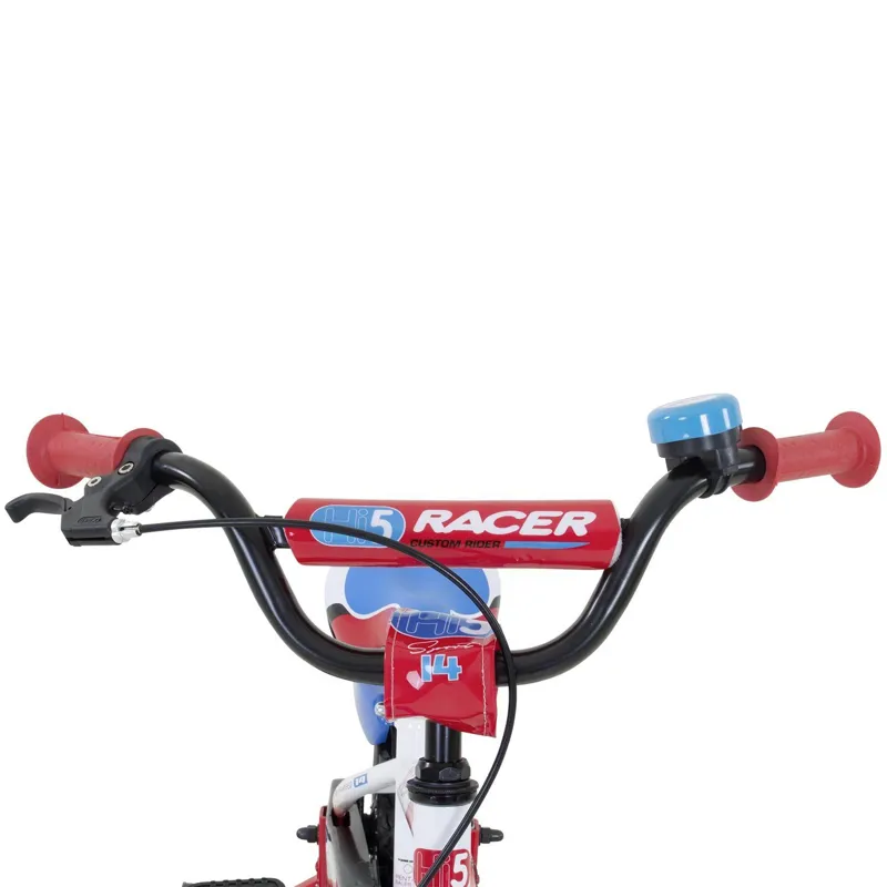 Hi5 Racer 14 Inch Wheel Kids Bike Blue/Red -5