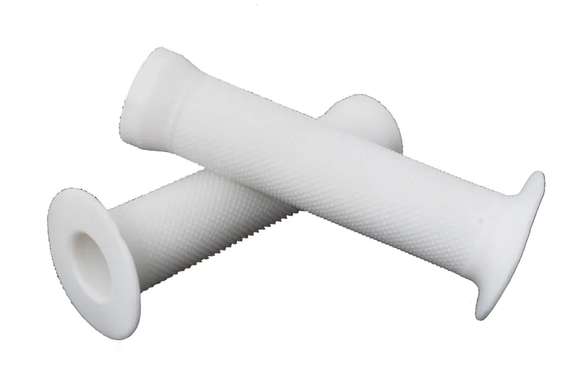 Ammaco BMX Flange Handlebar Grips White