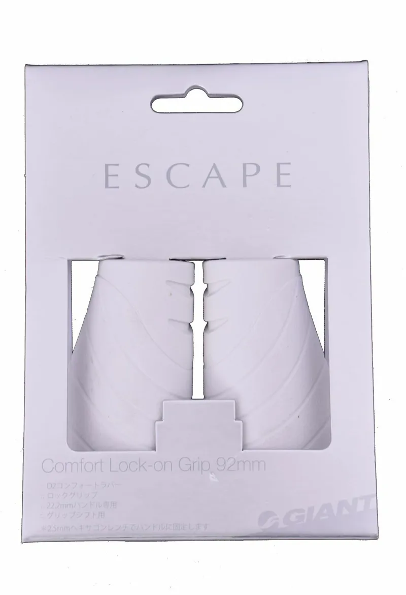Giant Escape Lock On Handlebar Grips White-2