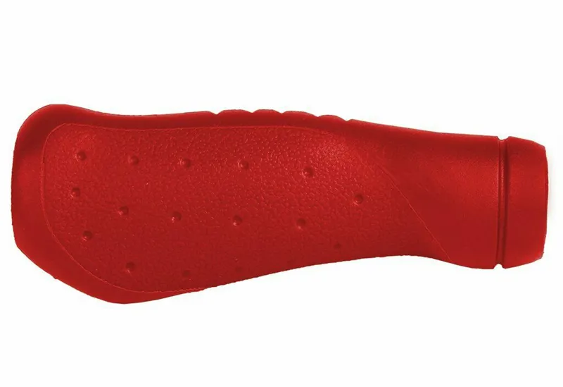 M-Wave Ergo Gel Handlebar Grips Red