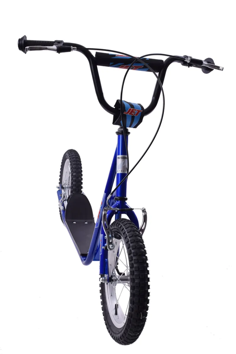 Professional Jet Rockets 14 Inch Wheel Scooter Boys Blue
