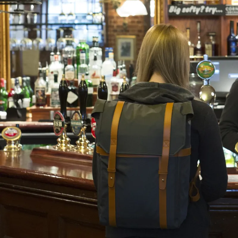 Walco City Chic Rucksack Commuter Bag Grey-5