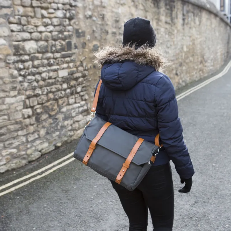 Walco City Chic Messenger Bag Grey-2