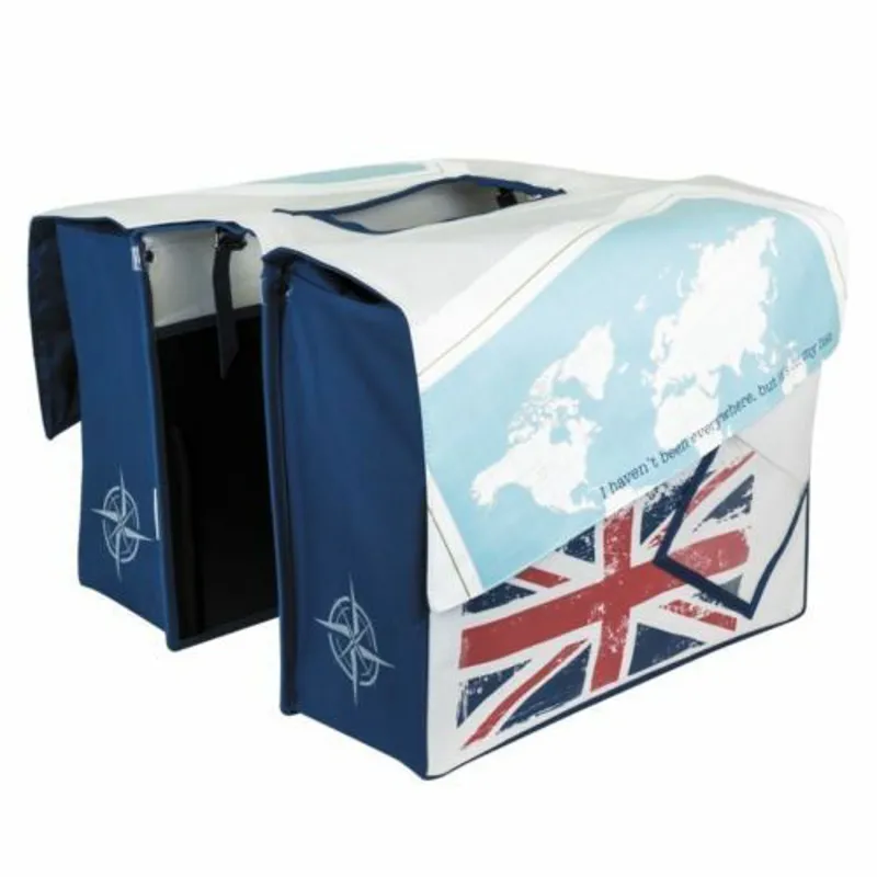 AGU Union Jack Double Pannier Set 36L