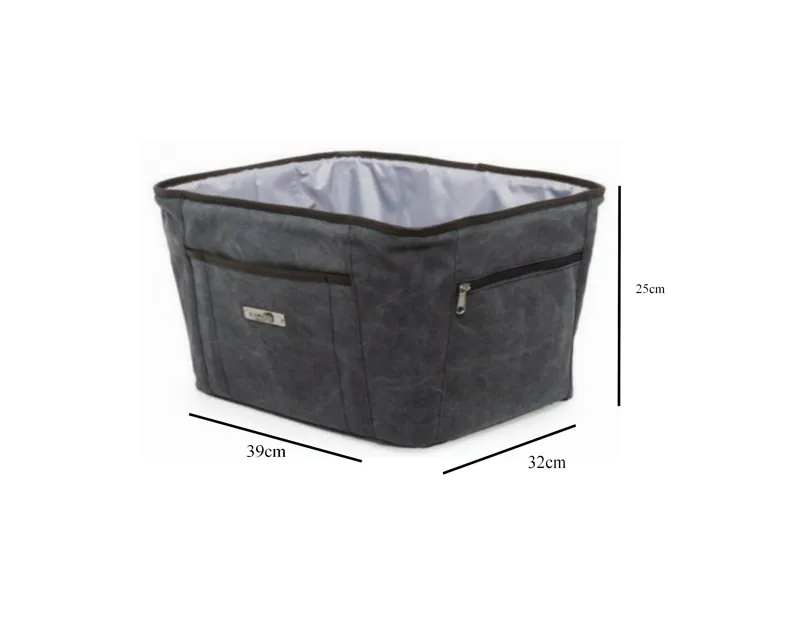 New Looxs Front Carrier Bag Grey 30L-1