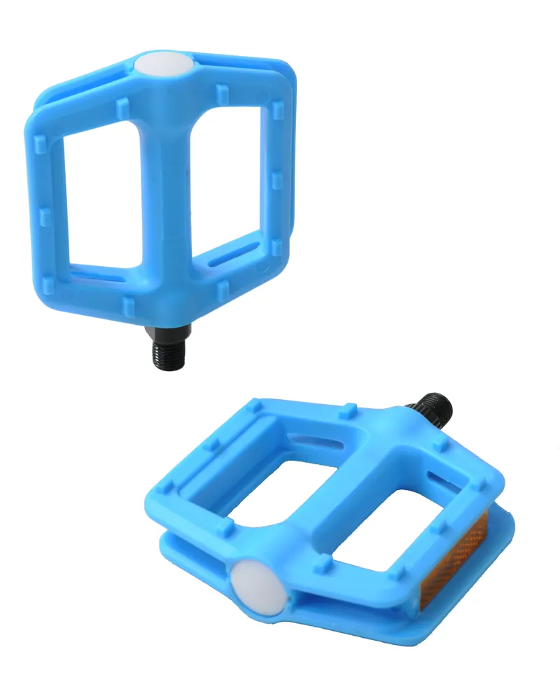 X-Rated BMX Platform Pedals 1/2 Blue-2