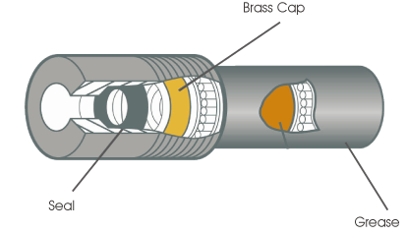 Alligator Outer Derailleur Casing 4mm x 300mm Black-1