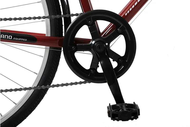 Professional Metropolitan 700c Commuter Hybrid Bike Maroon-6
