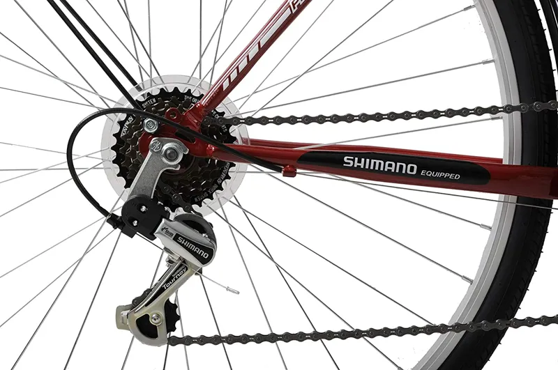 Professional Metropolitan 700c Commuter Hybrid Bike Maroon-7