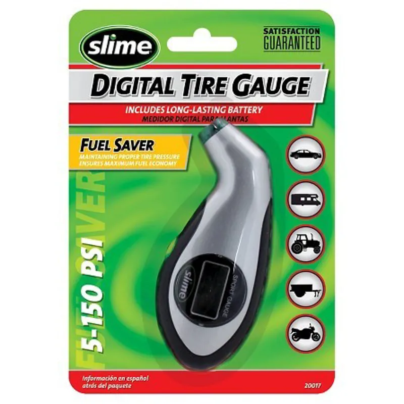 Slime Digital Sports Tyre Pressure Gauge 150 PSI