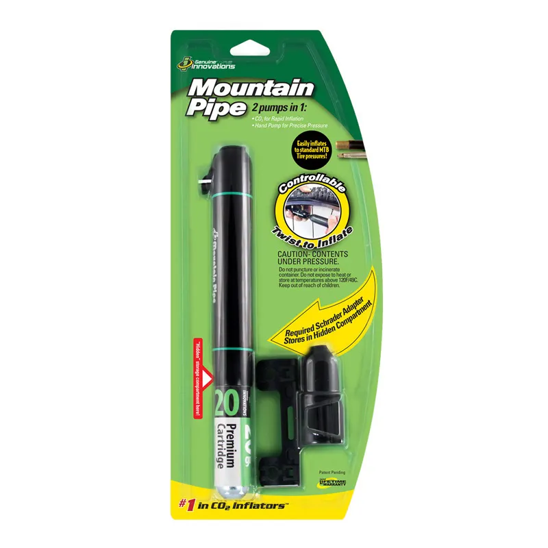 Genuine Innovations Mountain Pipe CO2 2-in-1 Hand Pump-2