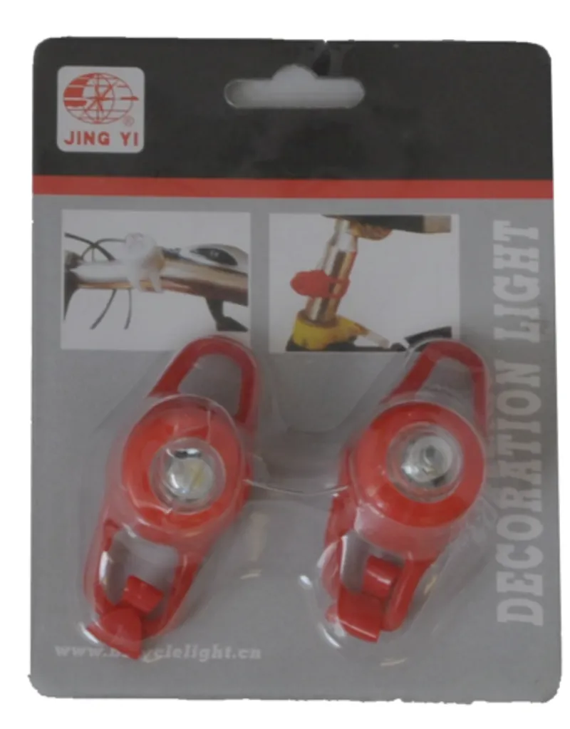 Silicon Wrap Around LED Front Lights Red