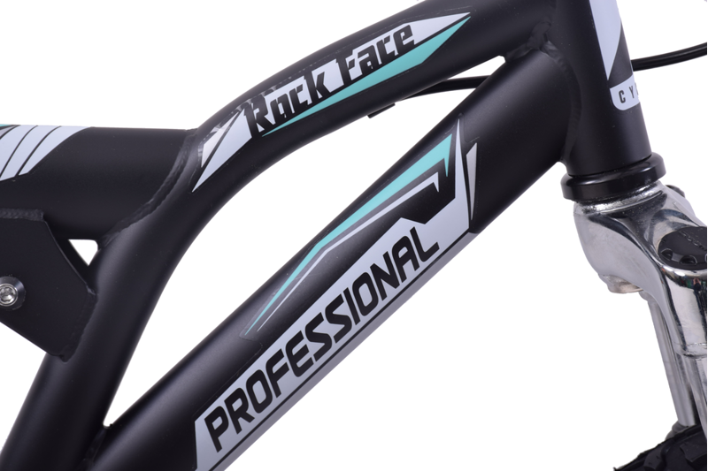  Professional Rock Face 16 inch Kids Mountain Bike Black-4