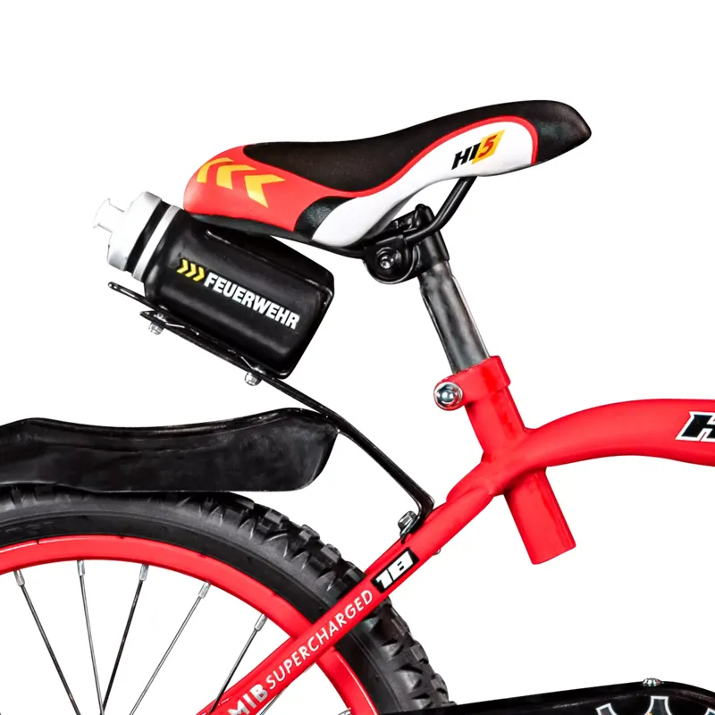 Hi5 Fire Engine 18 Inch Wheel Kids Bike Red-5