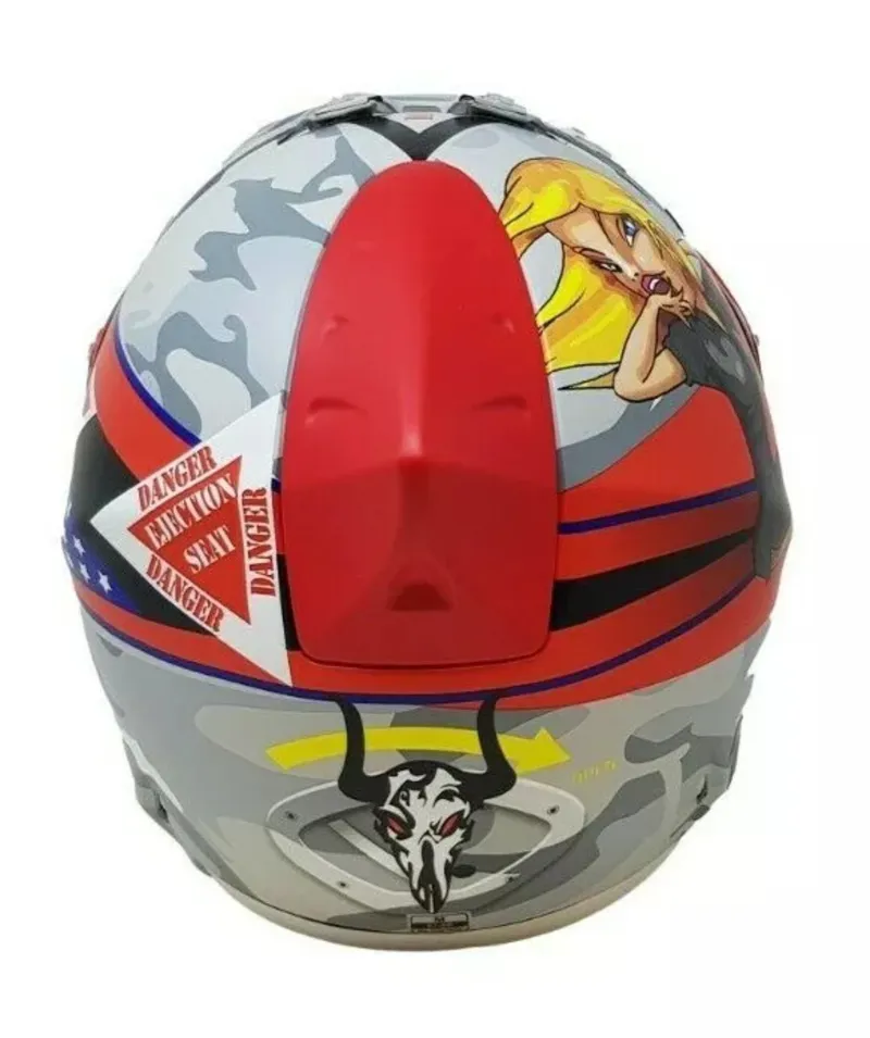 Hotter Full Face Downhill Helmet 59-60cm Red-2
