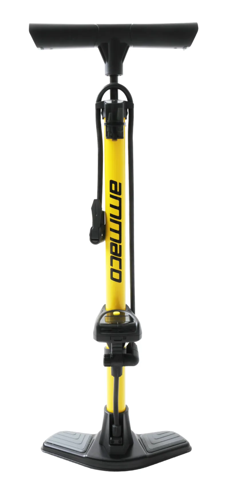 Ammaco Track Pump Digital Gauge Yellow
