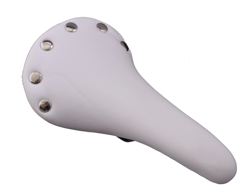 M-Wave Riveted Saddle White-1