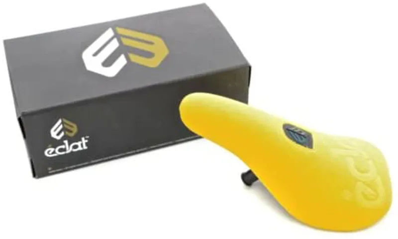Eclat Gonzo Pivotal Padded BMX Saddle Yellow