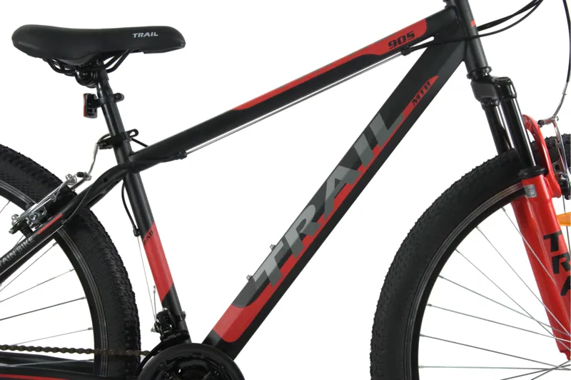 Trail 705 Alloy 27.5 Mountain Bike Black Red-1