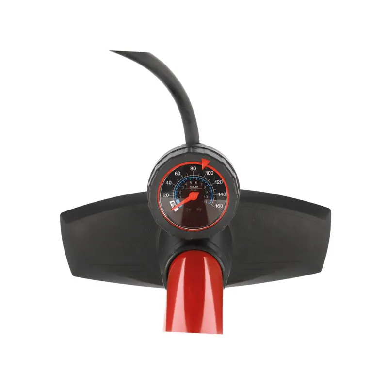 XLC Delta Dual Head Track Pump Red-4